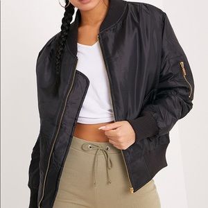 Black Bomber Jacket
